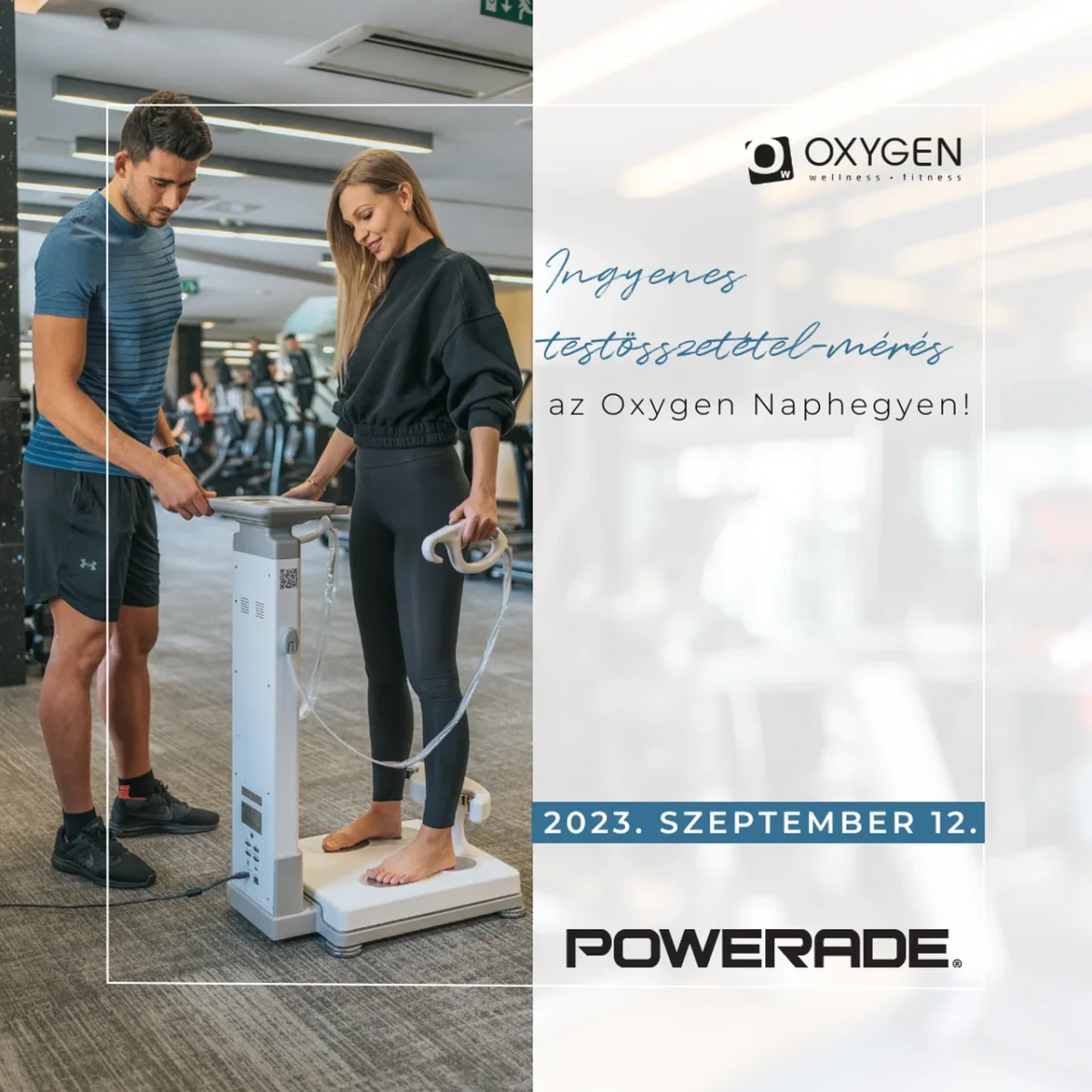 Free body composition analysis at Oxygen Naphegy!