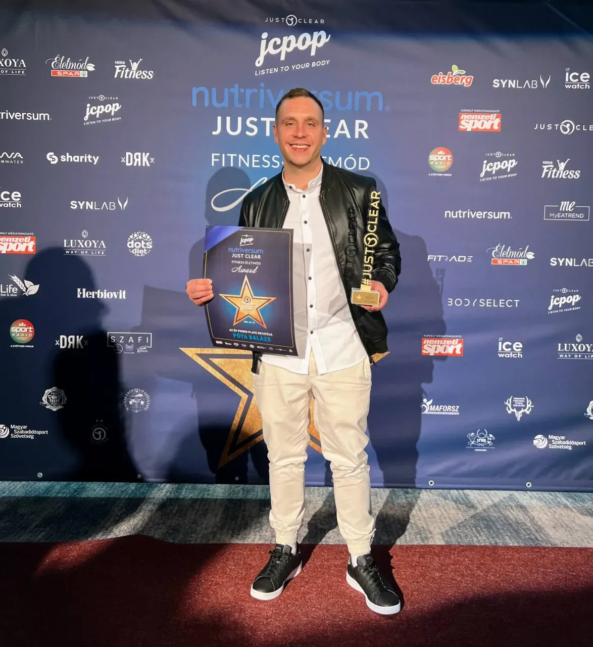 Póta Balázs is Power Plate Instructor of the Year!