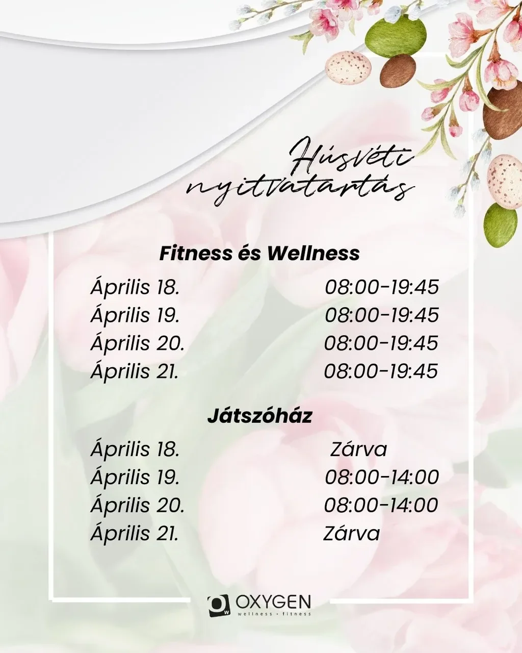 Easter opening hours